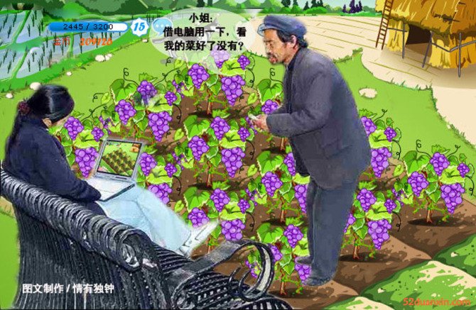 偷菜笑話